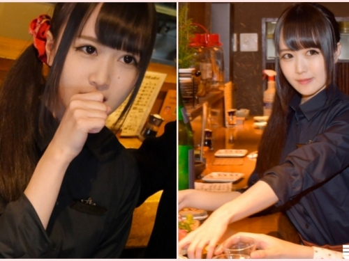 超可愛！燒肉店「19歲女店長」害羞拍攝！無止境的聲音迴盪店裡… 畫面好精采！