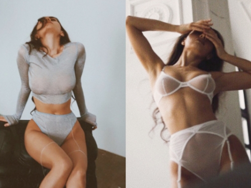 越補越歪阿！妹子害羞「遮臉卻不穿Bra」　糊化處理意外爆濃濃工口味