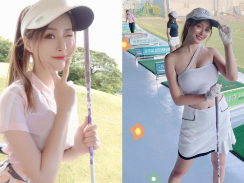「莉莉安Lillian」飽滿雙球齊發，蜜桃浮現讓人超想一桿進洞！