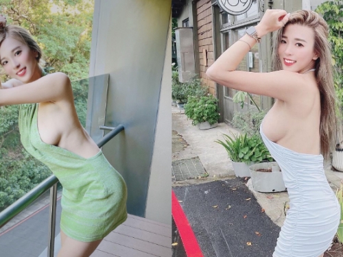「波霸級尤物」隨時大顯乳威，嫩乳側溢「大半顆露在外」