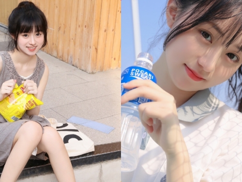 喝寶礦力水得的「超可愛甜妹子」，「制服美照」太讓人戀愛！
