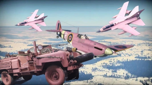 粉色戰機太顯眼 格格不入？ 其實偽裝能力在「這裡」超強 可完美融合