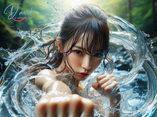 Sister continues to practice boxing, running water fist, butterfly style