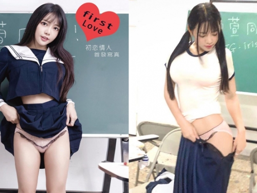 卡哇伊轉學生！「霍萱Iris」台上大撩裙擺自我介紹，男同學直盯小褲褲發誓好好關照！