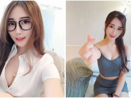 爆乳老師胸前「中路大開」，襯衫沒扣好「事業線溢出了」！