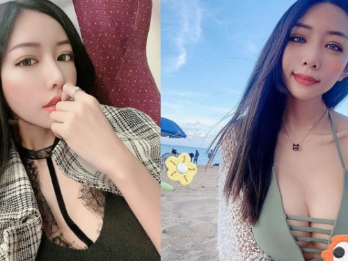 一個眼神就能勾走你的魂！性感尤物 Vicky 的「D 杯雪乳、勻稱美腿」也夠辣