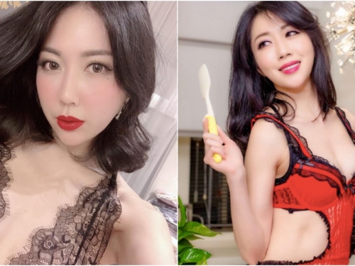 才貌雙全好優秀～正妹烘焙師「珍琳」捏蛋糕也不忘要性感 看就知道很可口