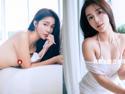 清純小表妹「江希亞」濕身誘惑，「解帶露乳」請表哥入內！