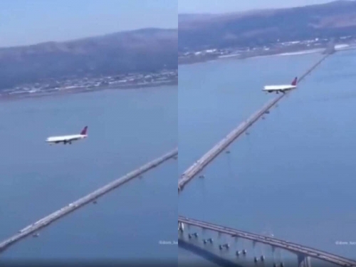 飛機「懸浮」空中靜止不動！奇景影片和原因曝光