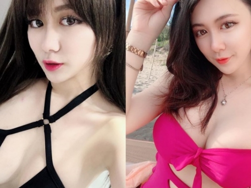 和她對到眼，只有被電暈的份！電眼美女「狗狗」不只顏值高！「E 杯雪乳」也超有看頭