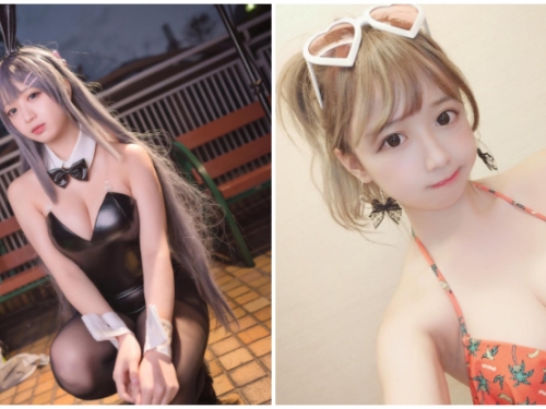 這隻兔子我想抱回家！「巨乳正妹」Yami不論何時都要展露大奶奶，果然乳香濃啊！