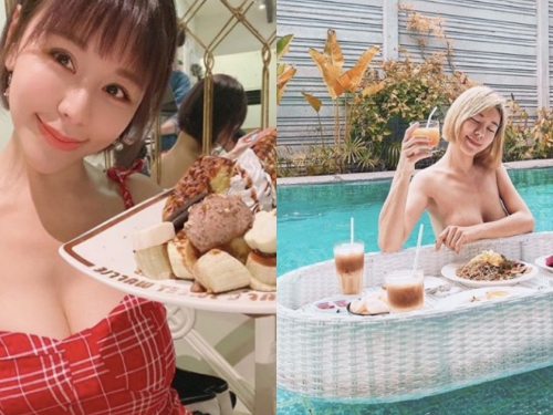 一滴都沒有了！美食甜心「勾兒」自po大膽出水照，網友全都凍未條！