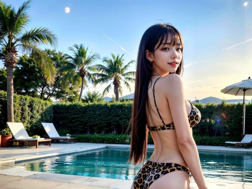 豹紋比基尼
