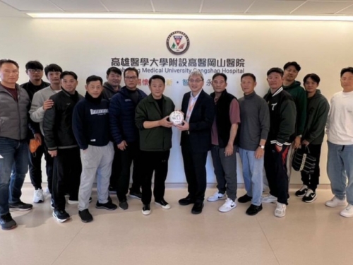 中職》開訓在即 高醫岡山為台鋼雄鷹球員健檢