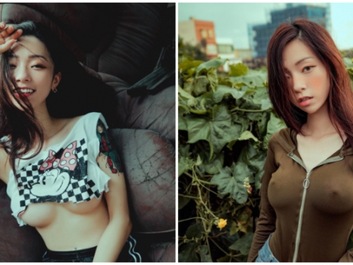 纖細小野貓藏著渾圓美乳！「正妹直播主」飄在廢墟中解放火辣好身材！