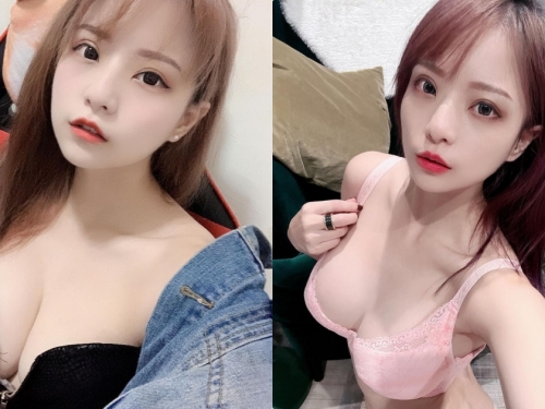 微甜女孩「諶多芬」超辣內衣自拍，「粉嫩雙乳」視角太誘惑！