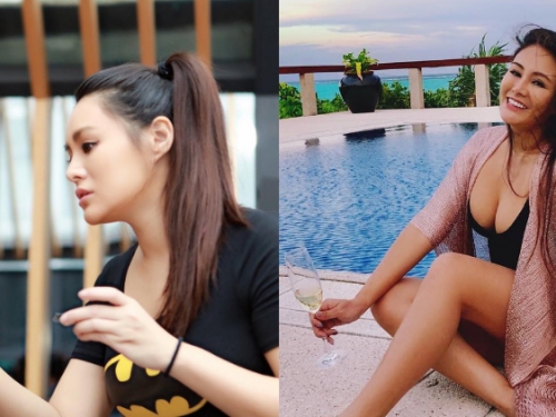 正妹人體彩繪師「Betty」巨乳身材好犯規　碩大奶球下水就浮起！