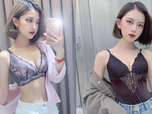 短髮正妹「Meredith Hsu」骨感嫩體還挺「渾圓雙峰」，魅力電眼直接掃蕩男粉心！