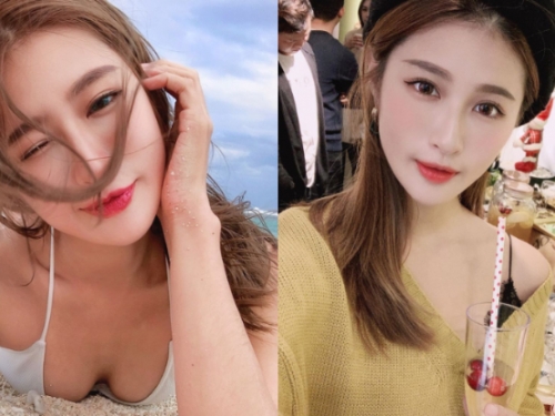 邪惡視角！正妹彩妝師「ＵＵ」白嫩雪乳緊貼沙灘，姣好美體立馬奪了海景光彩！