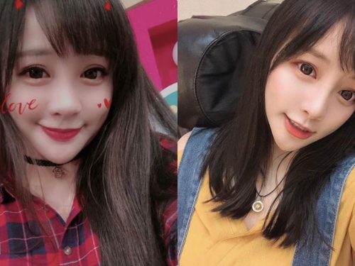 超甜童顏正妹直播主「鄞芽兒」，自拍時的渾圓大眼太有魅力！