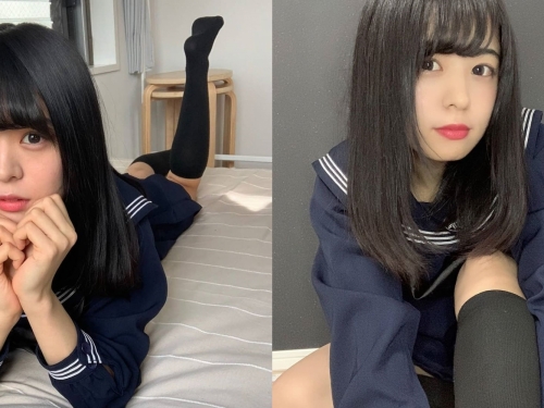 制服小清新「望月葉青」臥蠶雙眸電力超過十萬伏特　露齒燦笑甜度爆表讓人秒戀愛