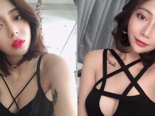 豐唇性感辣妹「Elaine菱」，業務能力和她的「深邃事業線」一樣強大！