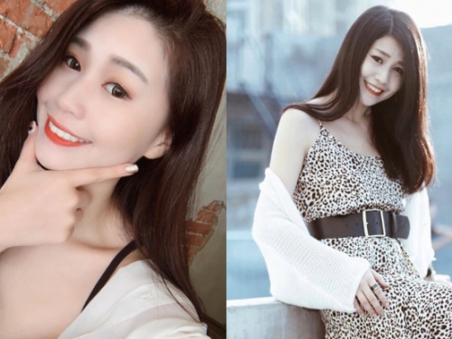 怎麼穿怎麼美！時尚美女「賴白白」清新笑顏太迷人，長裙下的白嫩美腿遮也遮不住！