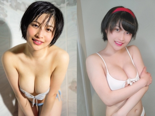 短髮鄰家女孩「戸塚こはる」稚氣臉蛋+情色肉體畫面超衝擊　H罩杯「水滴型乳」比頭還大