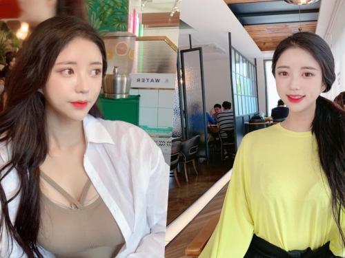 甜美正妹「愛吃地瓜發育超好」，用餐時「兇兇上圍」太沈重了！