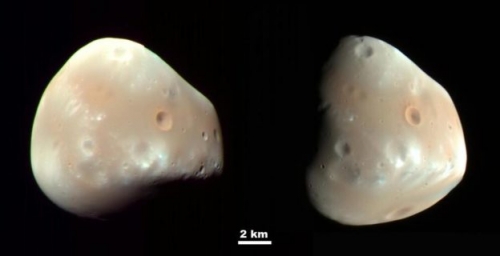 火衛二首度近距離拍攝，成分顯示與火星同時形成