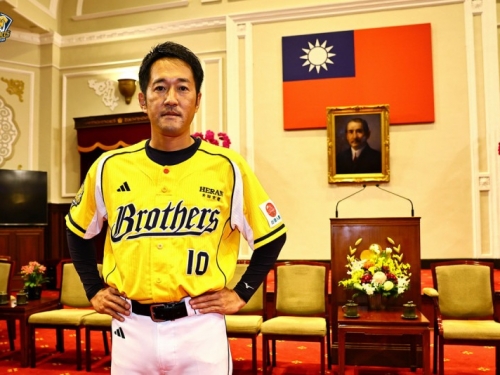 中職》史上首位獲台灣總統接見的外籍總教練 平野惠一深感榮幸