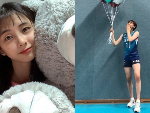 胸以下都是腿！181cm「排球隊子瑜」南韓爆紅，甜美清秀身形高挑討論度超高！