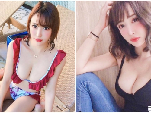 巨乳混血正妹「乳量超豐沛」，「養眼W型美乳」走路好沈重啊！