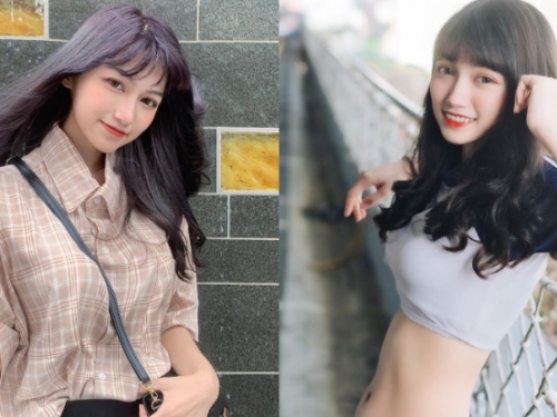 18歲育達校花「蓮蓮」天然顏值太絕美，「強大發育」老司機都願等她長大！