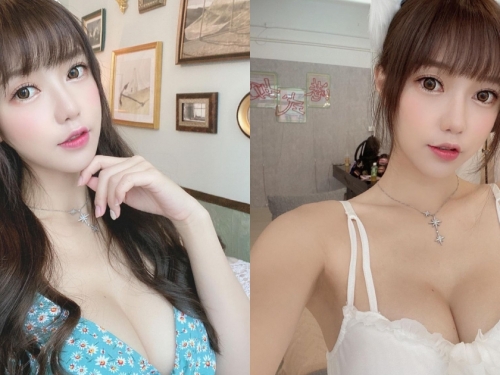 香港新竄紅「大奶正妹」！白皙巨乳超奪目，日常穿搭甜美又性感讓人好著迷！