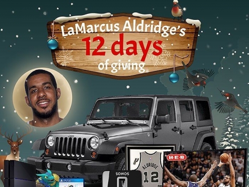 NBA球星聖誕禮狂送12天！ 休旅車霸氣送球迷