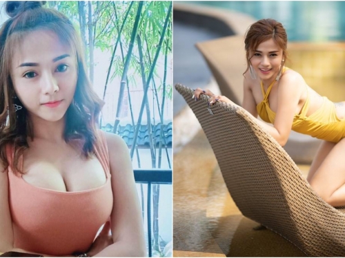 泰國水妹妹「ChomviEw」泳裝造型太逼人 五官甜美看不出她脾氣這麼差呢～
