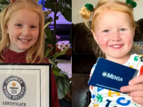 刷新世界紀錄！2歲女童數學天分驚人 智商超越「99%同齡」成門薩最年輕會員