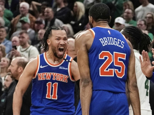 NBA季後賽》布朗森、阿努諾比合拿58分 尼克OT大逆轉塞爾提克