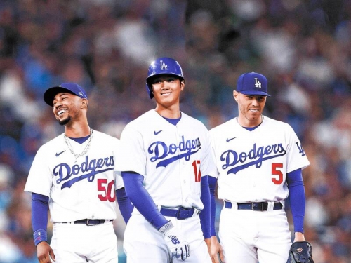 MLB》3大MVP大谷翔平、貝茲、佛里曼連線！ 道奇豪華夢幻打線寫紀錄