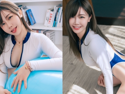 巨乳體育生「騎乘晃奶律動」，超明顯透點激凸畫面...