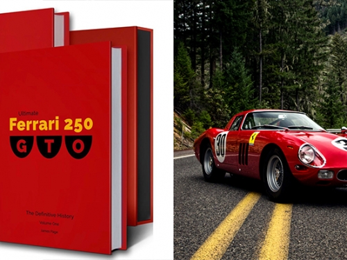 兩本書5萬元？ 紀錄法拉利 250 GTO 限量36台車所有秘密的權威大作！