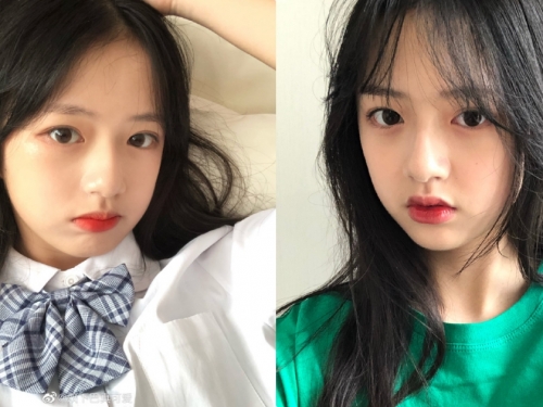 超不科學！極品「蘿莉風學生妹子」，微翹嘴唇讓人想一親芳澤！