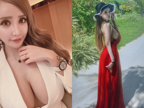 沒看過這麼大！台灣正妹「元欣」馬爾地夫度假豪乳側露，36G弧線網友看傻眼