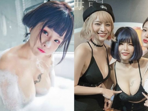 台灣外拍圈的「童顏巨乳」！「兔寶」拍「露點寫真」大曬誘人「I 罩杯」！