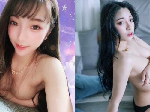 「單手捧胸」的魅力你 get 到了嗎？性感尤物「薇幸」解放 D 杯美乳