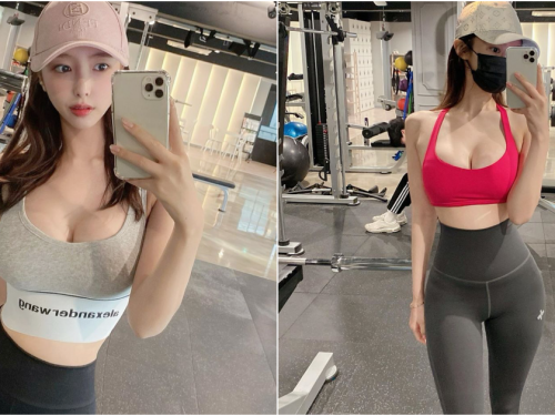 大飽眼福！「健身房姊姊」美乳視角太誘惑！極品好身材讓人流口水啦...