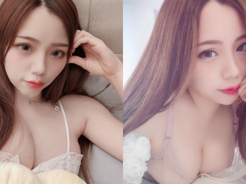 美腿甜心！正妹「鍾依依」爆乳自拍特別兇猛，「穿內衣的火辣視角」太犯規了！