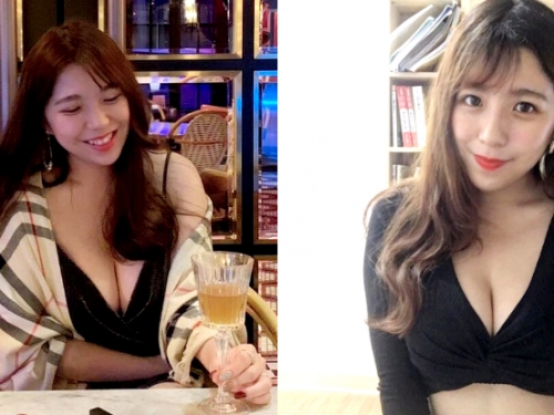 發育真好！清甜女大生「庭逸Catherine」大露深厚濠溝，超狂J罩杯讓男同學很敬畏！
