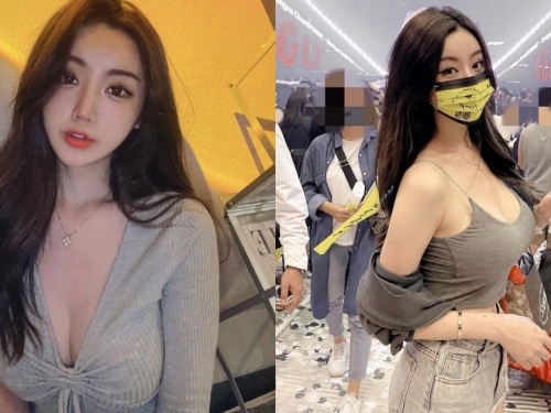 蔡依林演唱會上的「踩點小騷包」出沒！超火辣「口罩爆乳妹」怪美der～